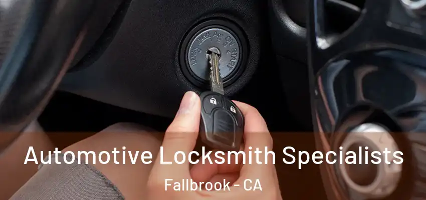  Automotive Locksmith Specialists Fallbrook - CA