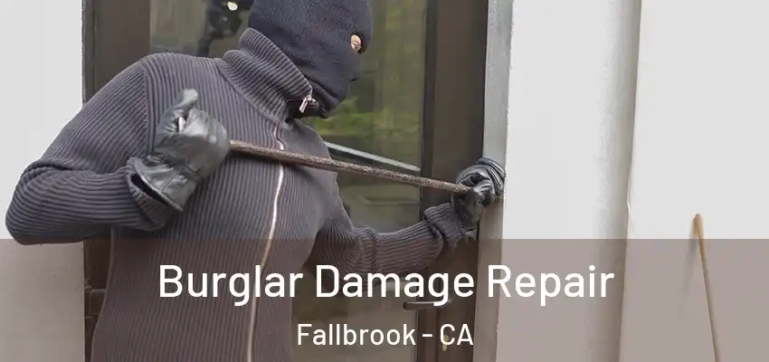  Burglar Damage Repair Fallbrook - CA