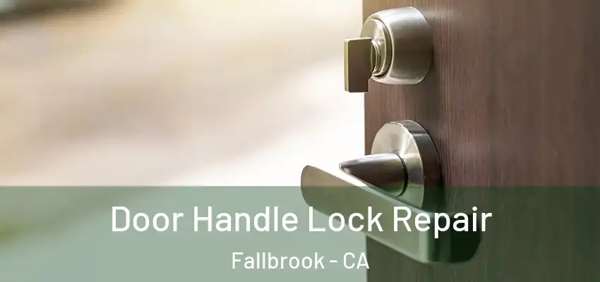  Door Handle Lock Repair Fallbrook - CA