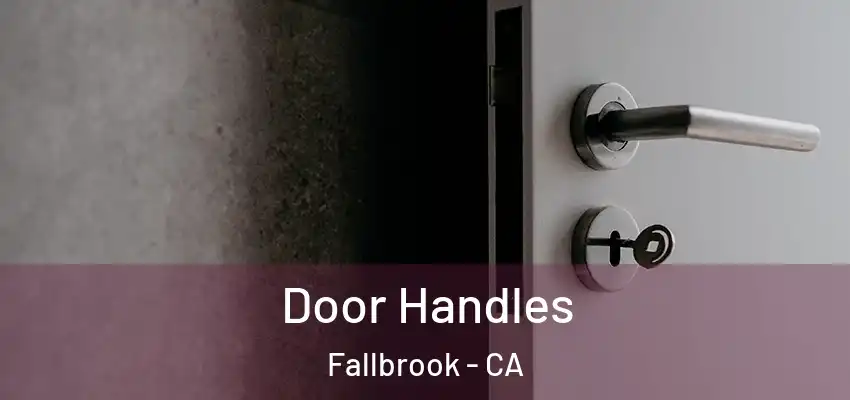 Door Handles Fallbrook - CA